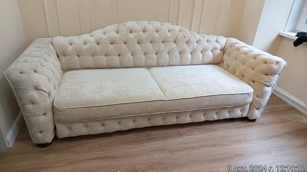 Замена обивки дивана на дому. Сарапул